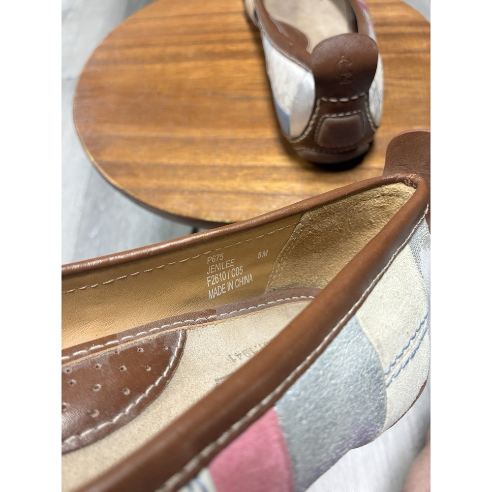Vintage Coach Jennilee Pink/Patchwork Ballet Flats Women's US Size 8 F2610/C05 - Picture 6 of 9